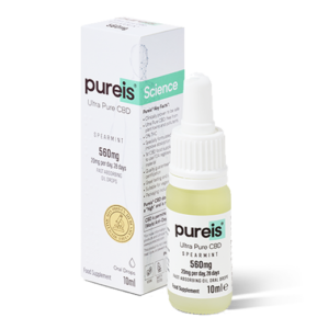 Ultra Pure CBD Fast Absorbing Oil 560mg Spearmint Flavour Oil Drops